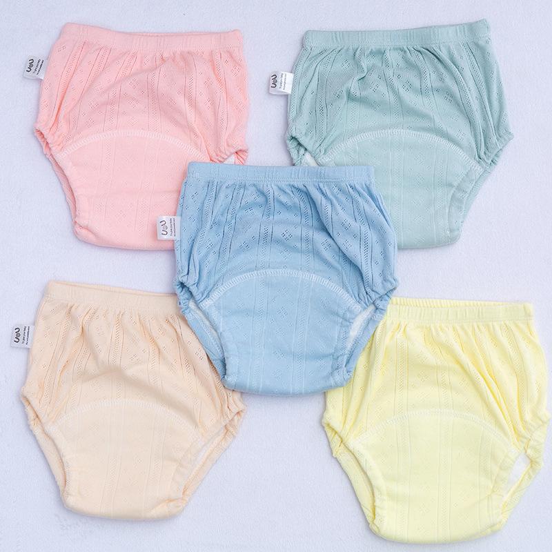 Baby Training Washable Cotton Diaper Pants, Breathable for Summer