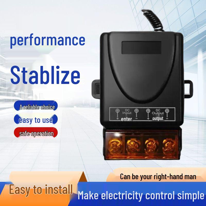 Drahtloser 72V 30A Fernbedienungsschalter für Elektrofahrzeuge und LED-Beleuchtung