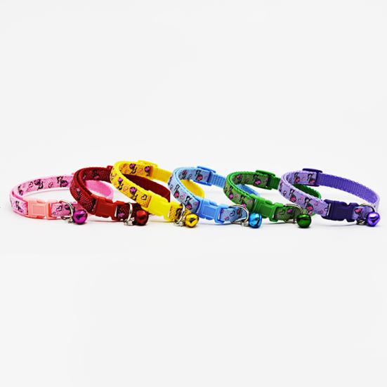 Obojek pro domácí mazlíčky Pohodlný Nastavitelný Polyesterový S potiskem králíka Nastavitelný Řetízek na krk pro domácí mazlíčky