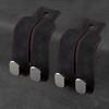 Premium Suede-Wrapped Car Headrest Hook - Foldable Design with ABS Hook for Universal Car Compatibility