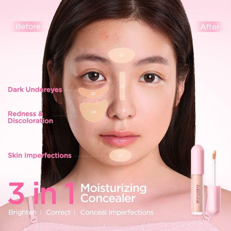 PINKFLASH - Wässriger Aufhellender Concealer - 5 Farben