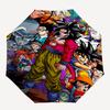 1pc Dragon Ball Z Goku Vegeta Automatic Opening/Closing Umbrella with 3-Fold Design, Perfect Gift for Fans, Travelers, Daily Use, Festival Present.C01