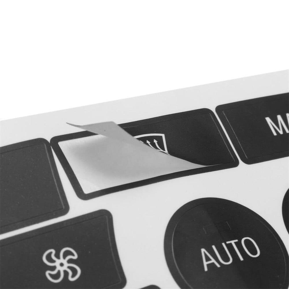 AC Climate Control Button Repair Decals Stickers For BMW 5er 6er 7er F10 F12 F01