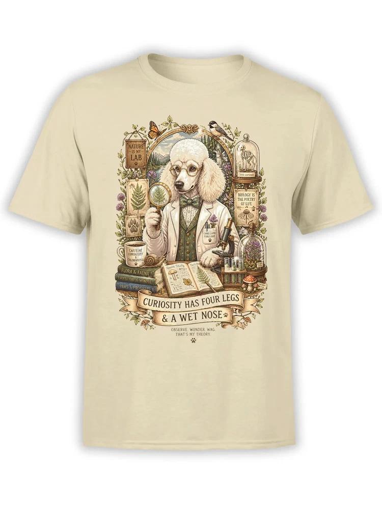 Professor Curiosity Poodle Tshirt Unisex S