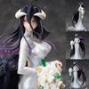 Anime Overlord The Bones of The Sin Domain Will Be King Albedo Action Figure Wedding Dress PVC Collection Model Dolls Toys Gifts