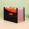 Multi-Color Rainbow Accordion A4 Document Storage Folder