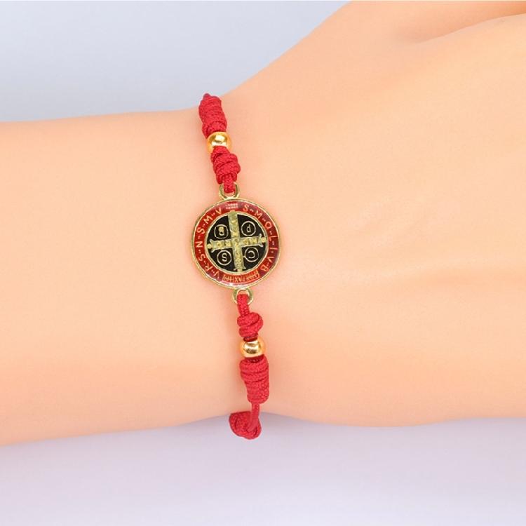 Handmade String Rosary Bracelets Adjustable Luck Bracelet Prayer Jewelry Gift