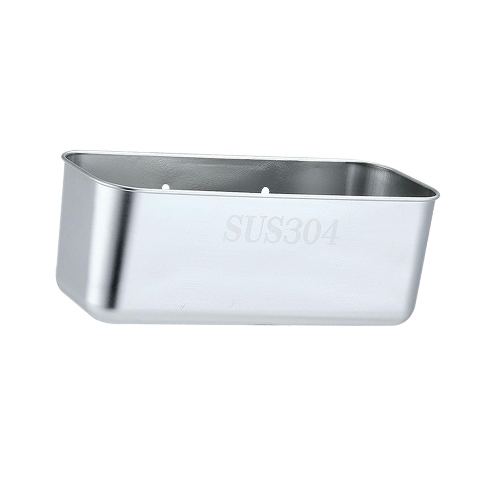 

Corner Drain Basket Vegetable Wash Container Easy to Clean Rust Resistant Smooth серебряный