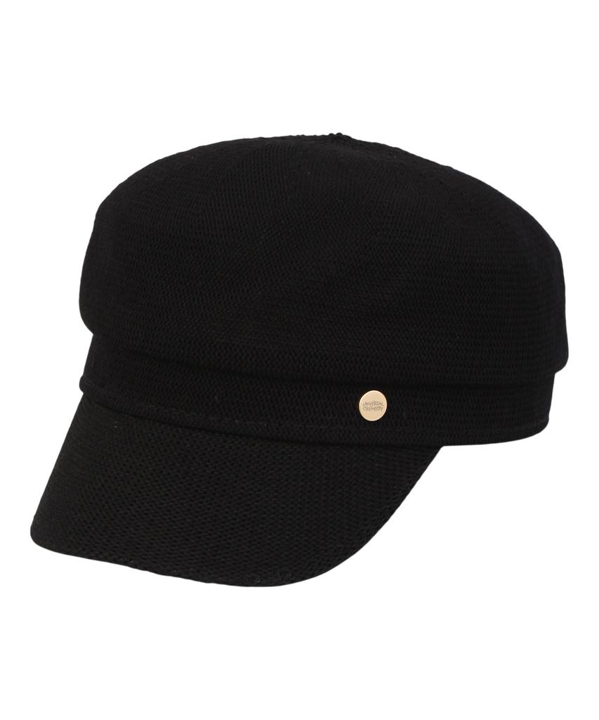 Yunibeosyeolkemiseuteuli Paper Logo Black Marine Cap