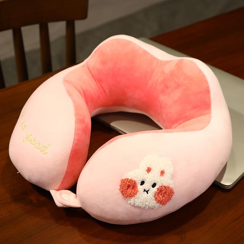 

Мягкая подушка для путешествий с героями мультфильмов U-образная дорожная подушка для шеи, подушка в виде самолета, подушка для шеи, портативная подушка для домашнего офиса для детей, милая 30x30cm