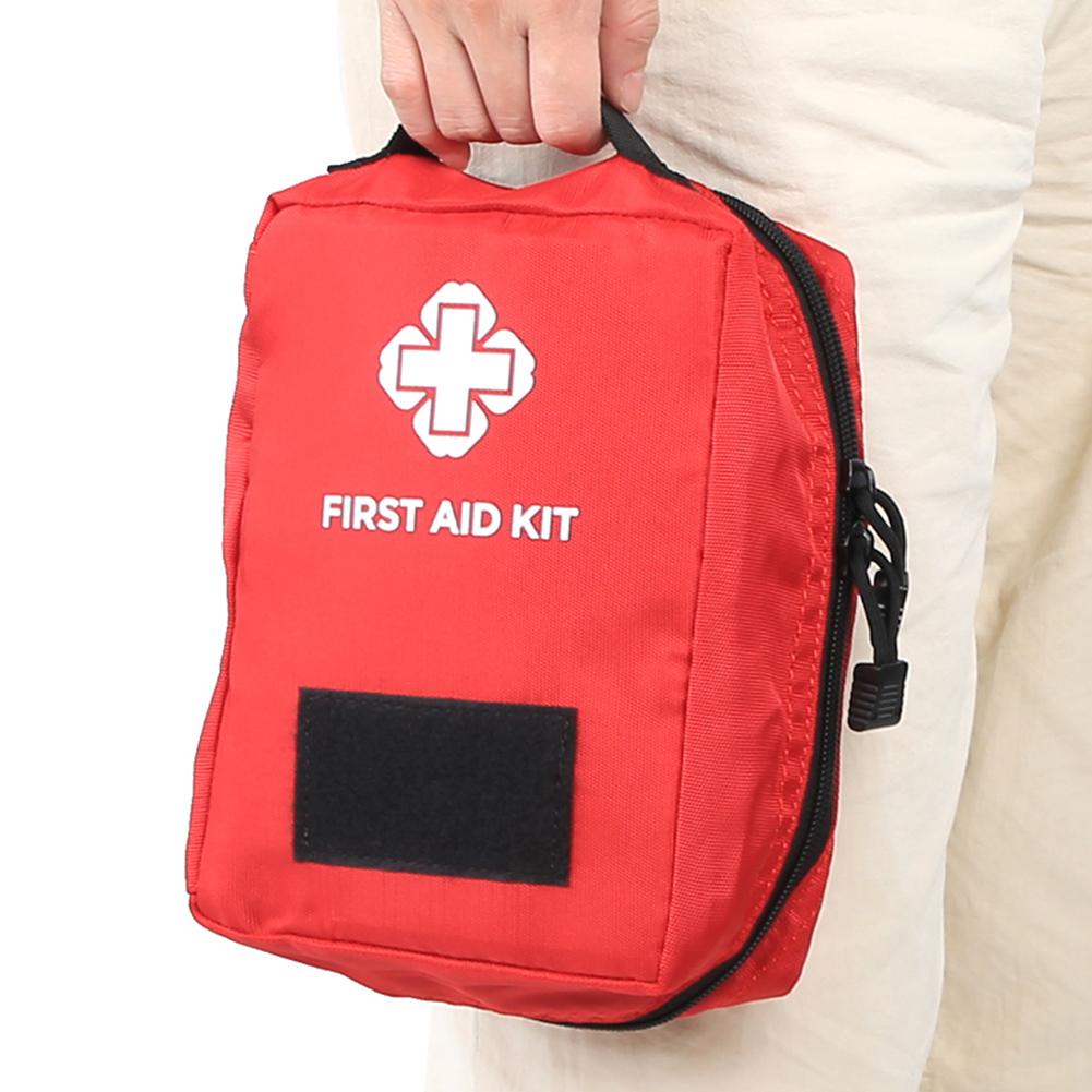 Waterproof Oxford Cloth Outdoor Portable Military Fan Medical Emergency Rescue Bag AccessoryRed