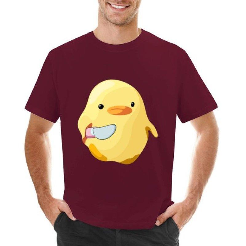 Chef Duck T-Shirt Cute Clothes Sweat Shirt Black T Shirt Clothes for Men