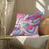 Pokemon Gaming Room Anime Plush Pillow Cover Soft Short Plush Cushion Cover For Sofa Bedroom Home Decor Gift