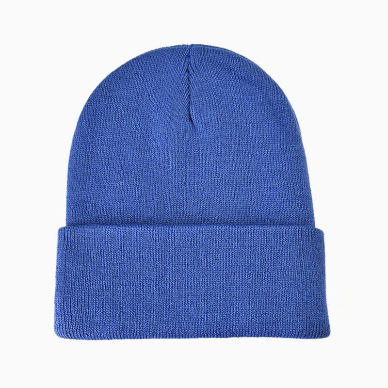 Bonnet Tricoté Élégant Multicolore Double Épaisseur avec Visière Coupe-Vent - Personnalisable pour Hommes & Femmes