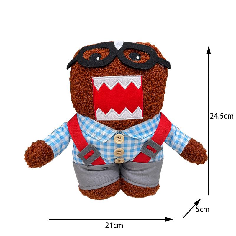 Kawaii Domo Kun Plush Toy Soft Stuffed Animal Doll Funny Kids Gift Birthday Present for Children