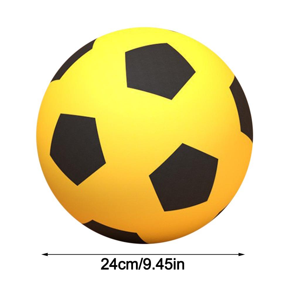 High-Elastic Silent Football Easy To Grip Lightweight Low Noise Foam Soccer Ball 18/21/24CM Low Noise Indoor Training Ball