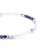 Polalita Blue Lapis Cut & Clear Mix Bracelet (Plt-Br-101_Bl)