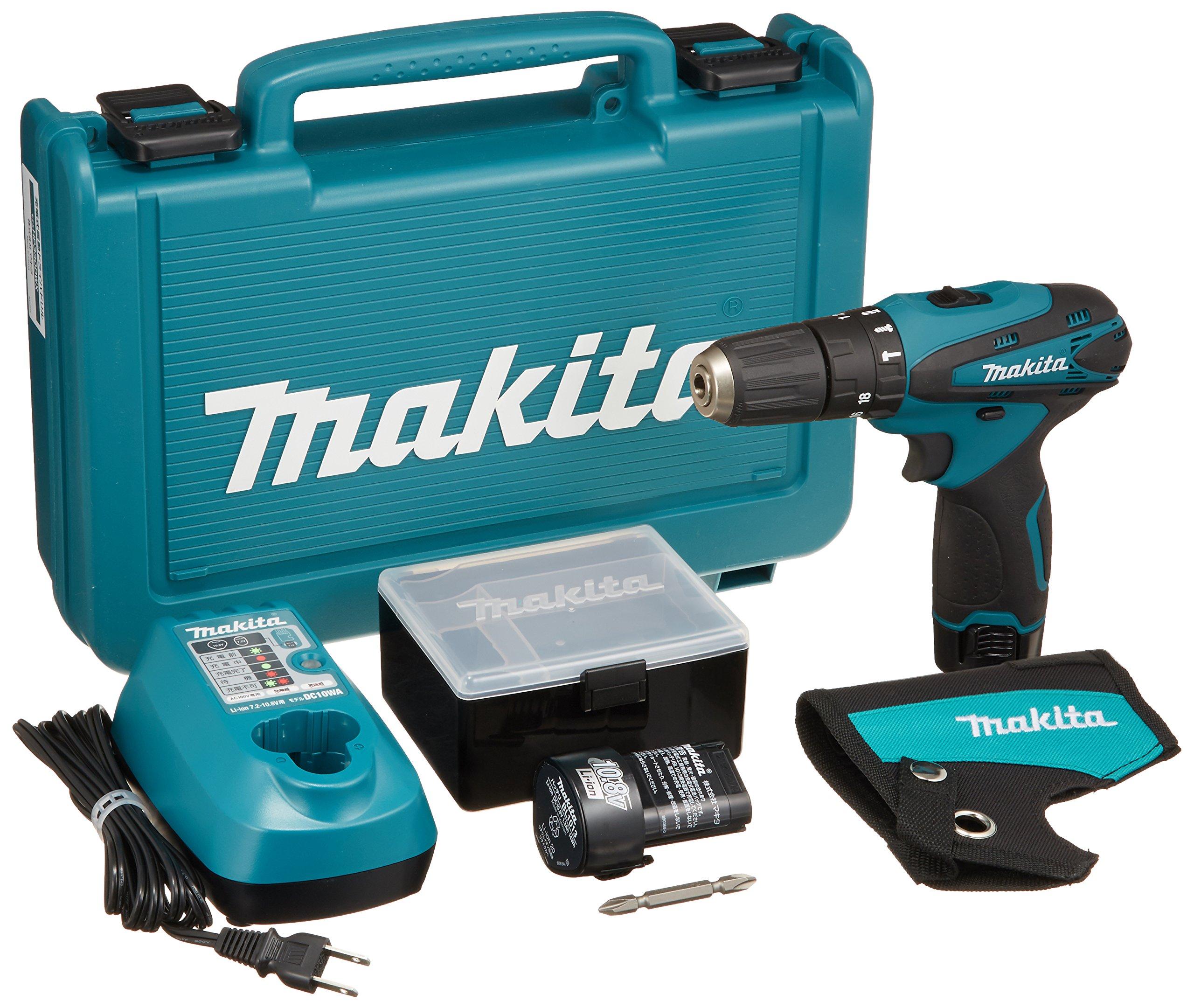 

Makita Rechargeable Vibration Driver Drill with 2 HP330DWX 10.8V 1.3Ah зелений