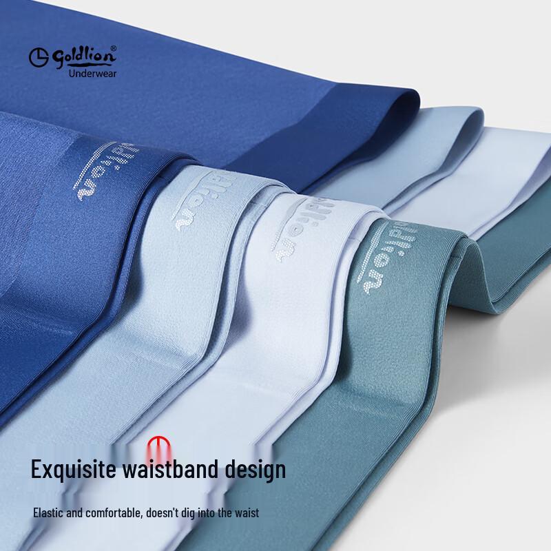 Goldlion Herren Modal-Seiden-Boxershorts (3 Pack)