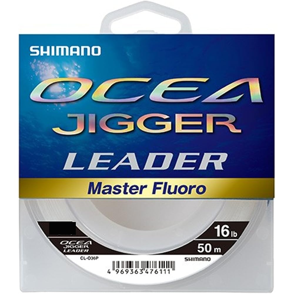 Shimano Ocea Jigger Master Fluorocarbon Fishing Line 50m 18lb Pure Clear CL-O36P