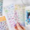 Yuezhen Galaxy Wonderland Waterproof Retro PET Stickers - Cute DIY Children's Journal Pack