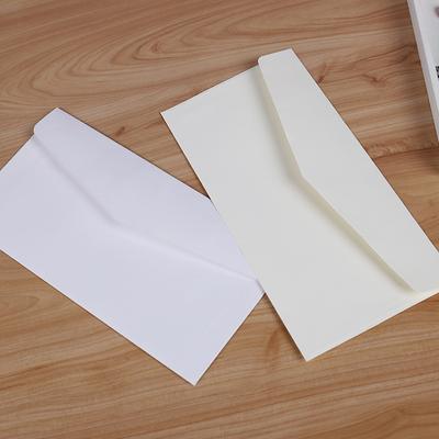 10 Stück klassische Papierumschläge weiß schwarz Kraft Blankopapier Fensterumschläge Hochzeitseinladungsumschlag Geschenkumschlag
