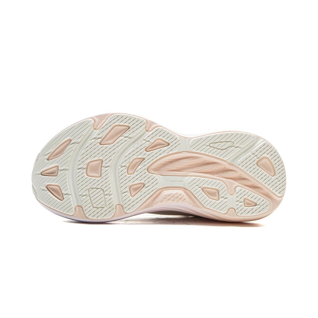 Li Ning You Ran V2 Simple Comfortable Durable Breathable Low Top Tuff RB Casual Running Shoes Women sneaker Cloud-White Light-Peach-Orange ARSV098-6