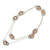 Great TIFFANY&Co. Necklace 1837 Interlocking Multi Circle Long Necklace SV925 Used