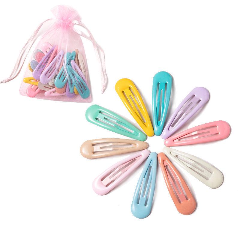 Cute Candy Color Hair Clips for Little Girls - Small BB Clips for Bangs & Flyaways