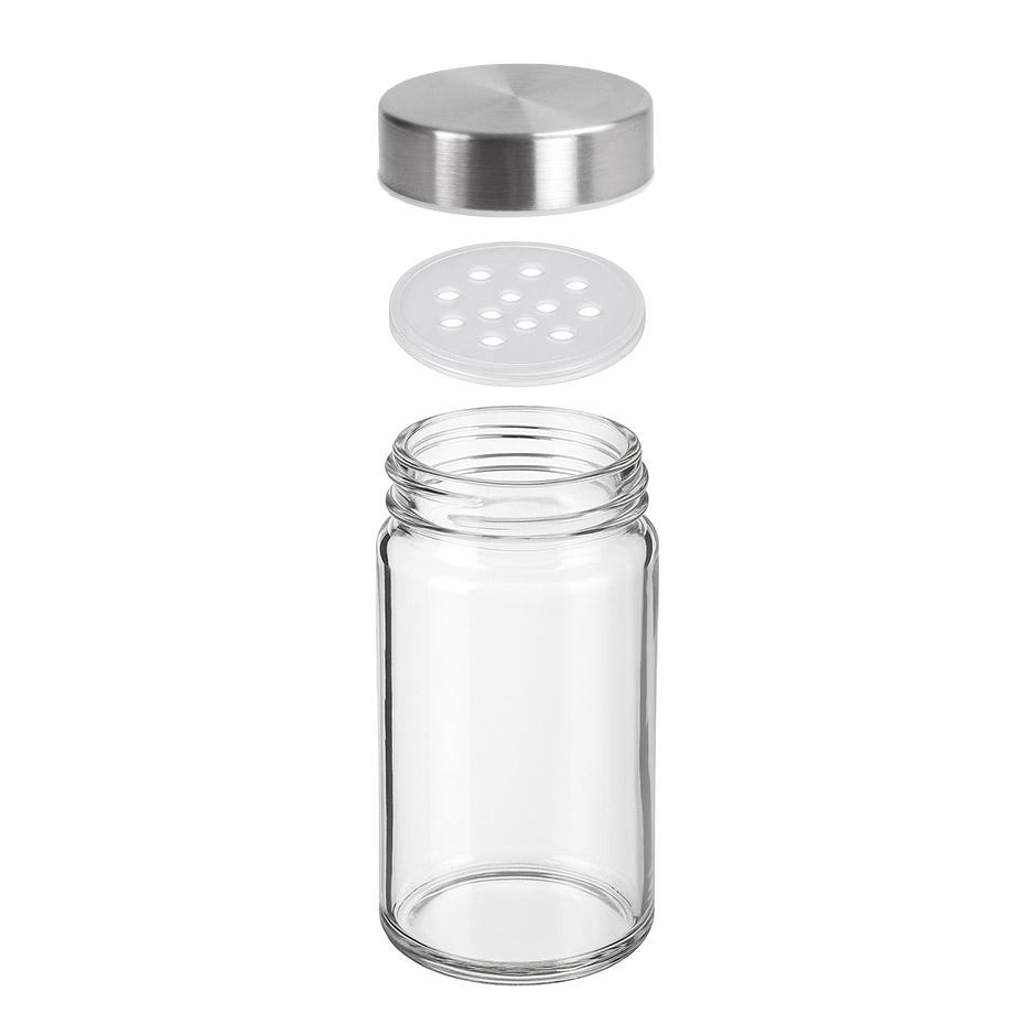 ROTOR Rotating Spice Rack, Natural Silver