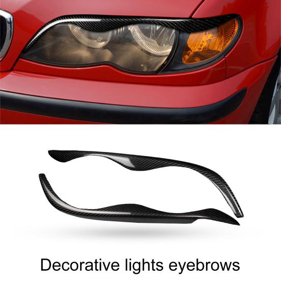 

2 шт., крышка для век и бровей из углеродного волокна для BMW E46 323i