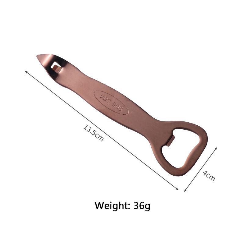 Thickened Stainless Steel Beer Bottle Opener Portable Bottle Opener Cap Opener Restaurant Kitchen Accessories Small Tools