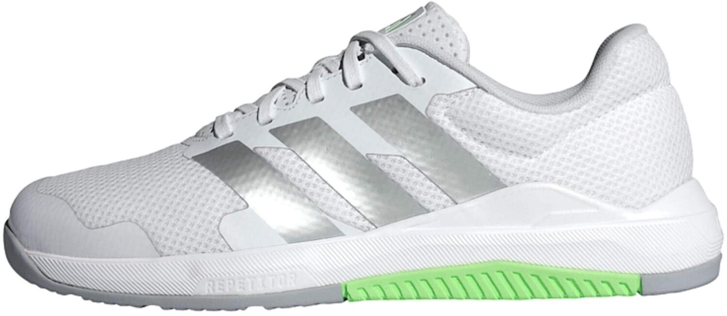 

Кроссовки Adidas Dropset Base Women cloud white/matte silver/lime burst 36