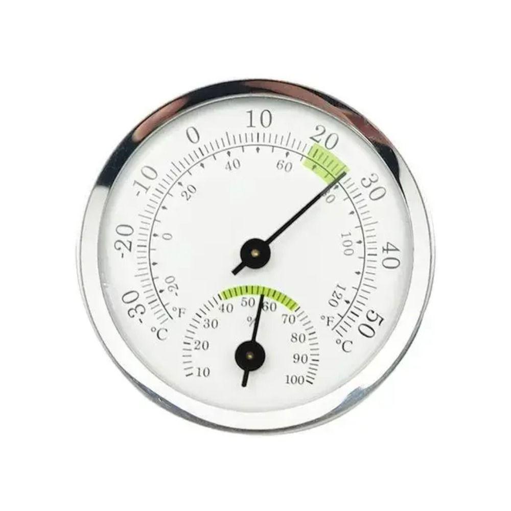 2 PCS Meter Mini Thermometer Humidity Thermo-Hygrometer 58MM Pointer Type  Hygrometer  Household