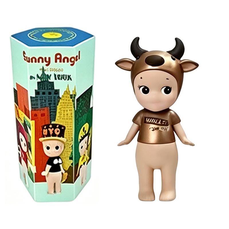 New Angel Figure  New York Series Cute Cake Mini Figurines Dolls Children's Birthday Gifts Ornament