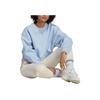 Adidas Originals Solid Color Brand Logo Long Sleeve Crewneck Sweatshirt Women Sweatshirt Light-Pink Blue IK7694