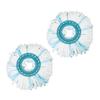 2 Pcs Rotate Mop Replacement Head 360 Degree Spin Mop Highly Absorbent Microfiber Refills Head Easy