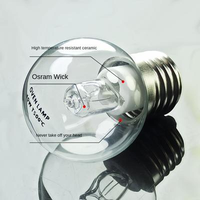 Hot E27 40W Oven Lamp High Temperature Salt Bulb Heat Resistant Light Cooker Hood Lamp Salt Bulb Resistance 500 Degrees