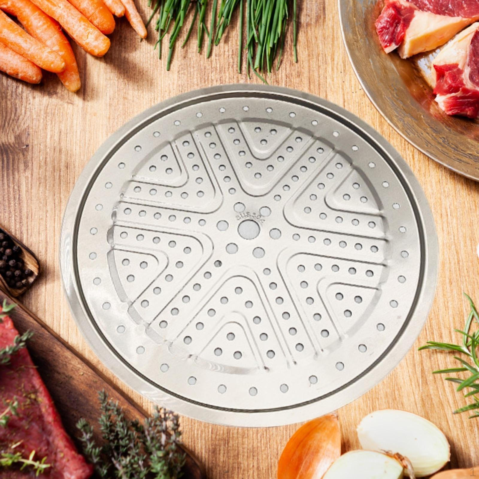 

Подставка для тарелок-пароварки, поддон для пароварки из нержавеющей стали 28cm