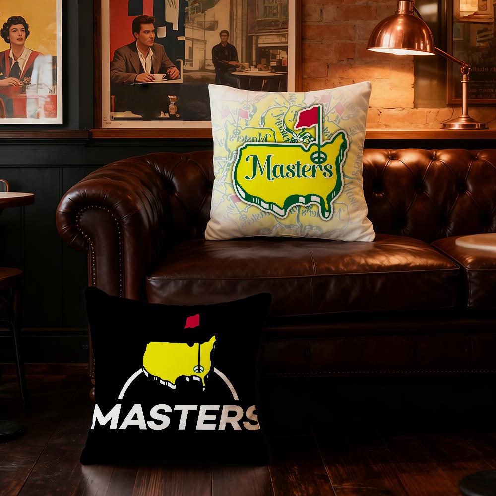 Cool Logo M-Masters Golf Cushion Cover Home Office Convenient Nordic Simplicity Hit With Zipper Cushion Cover