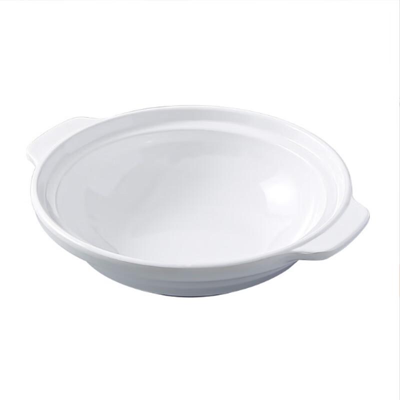 Jiubing Melamine White European Style Serving Dishes