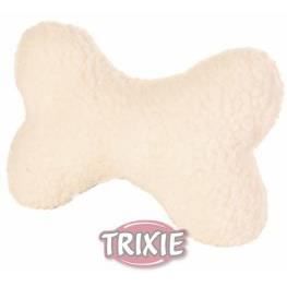 Os en peluche - TRIXIE - 20 cm - Imitation fourrure - Beige - Mixte