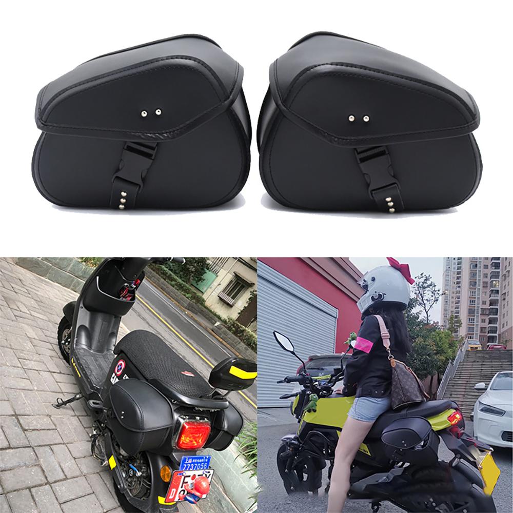 Genți Laterale Universale pentru Motocicletă, Geantă Laterală pentru Scule, Genți de Depozitare Bagaje, Genți Laterale pentru Honda Yamaha Suzuki Harley 883, Geantă de Șa pentru Banchetă