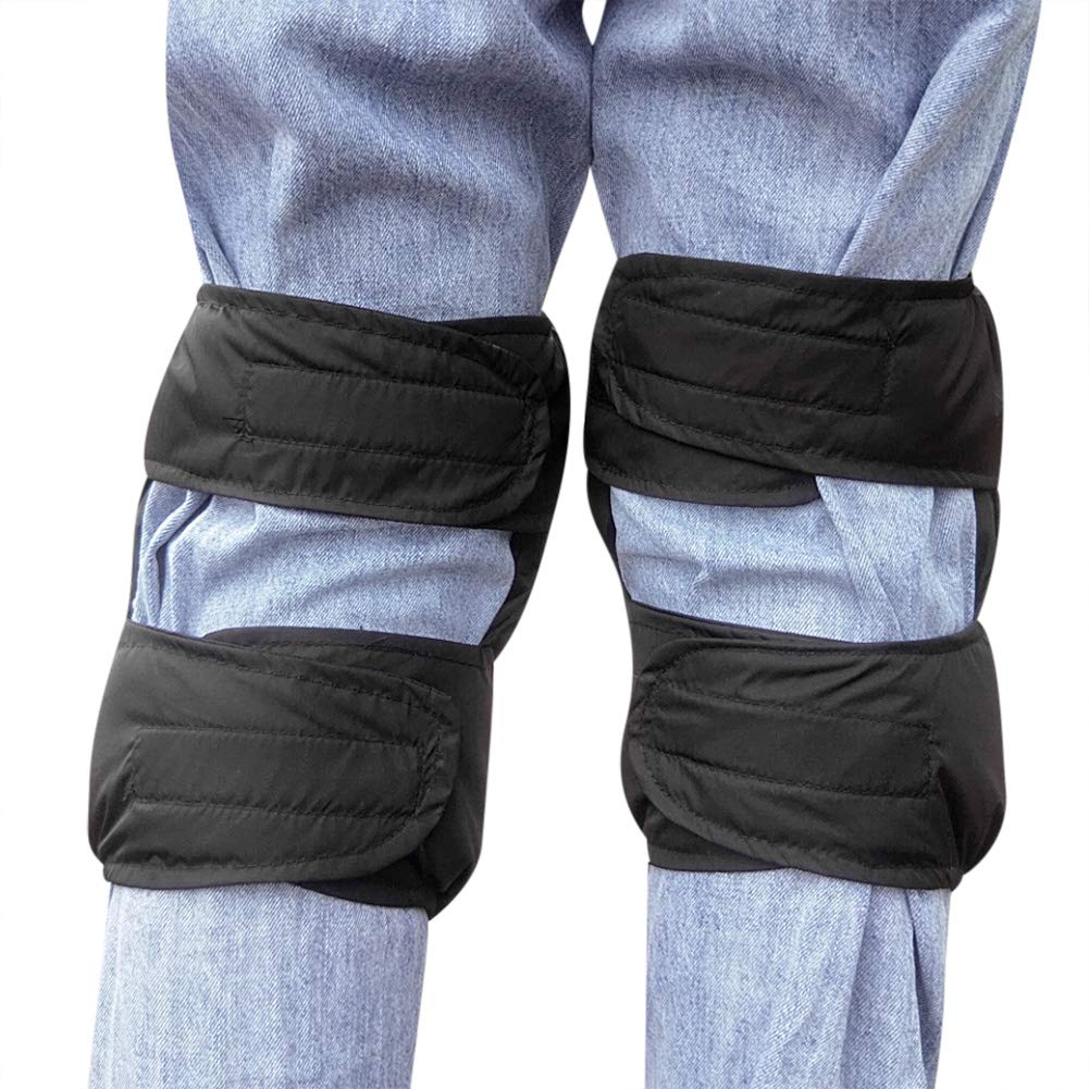 LONTG Down Leg Knee and Knee Pads with Reflective Lightweight and Perfect for Fall and Winter Outdoor Activities like and Warmers, Supports,
