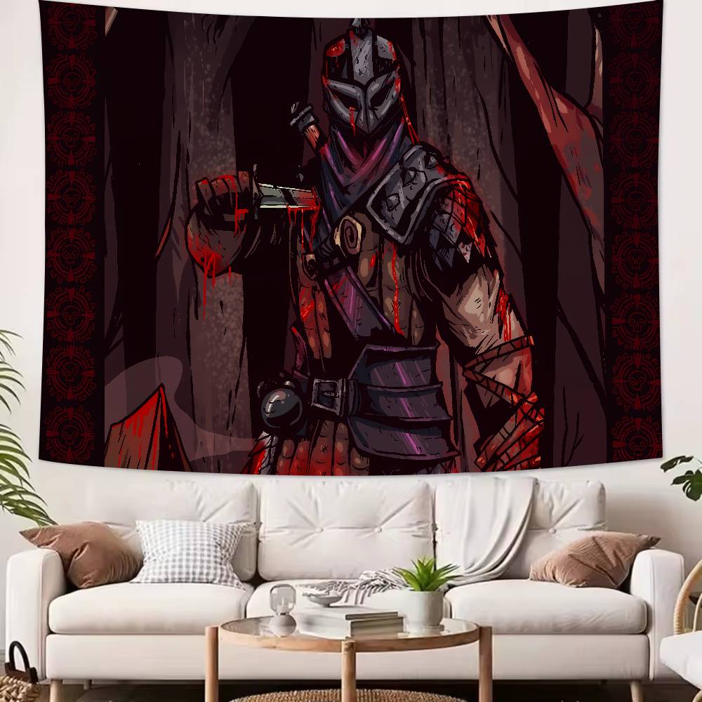 Large Cool Darkest Dungeon Video Gaming Popular Room Decoration Wall Tapestry Art Room Home Decor Wall Art Decor
