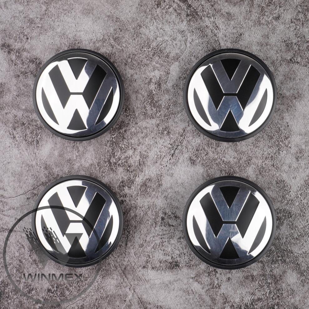 (VW 65mm) VW Wheel Centre Caps Fits Most Original VW Alloys