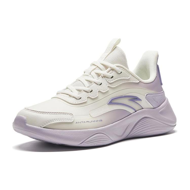 New Anta Lingyun Anti Slip Wear Resistant Low Top Running Shoes Women's Purple 922355540-7