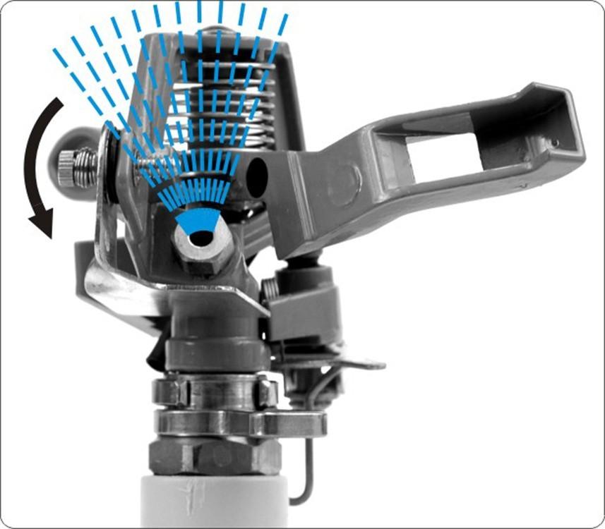 YT-8984 YATO impulse sprinkler on a tripod
