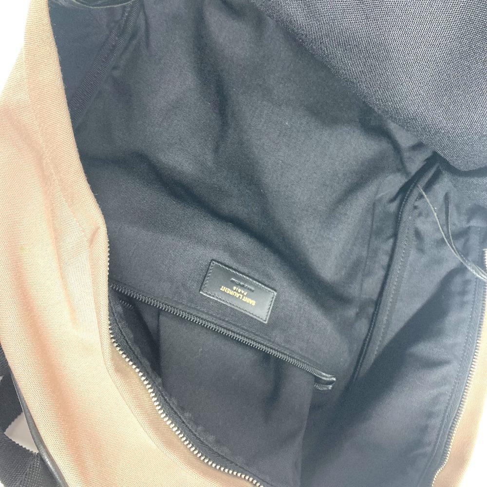 SAINT LAURENT PARIS 326865 logo bag Backpack Pink BeigeBased/Black