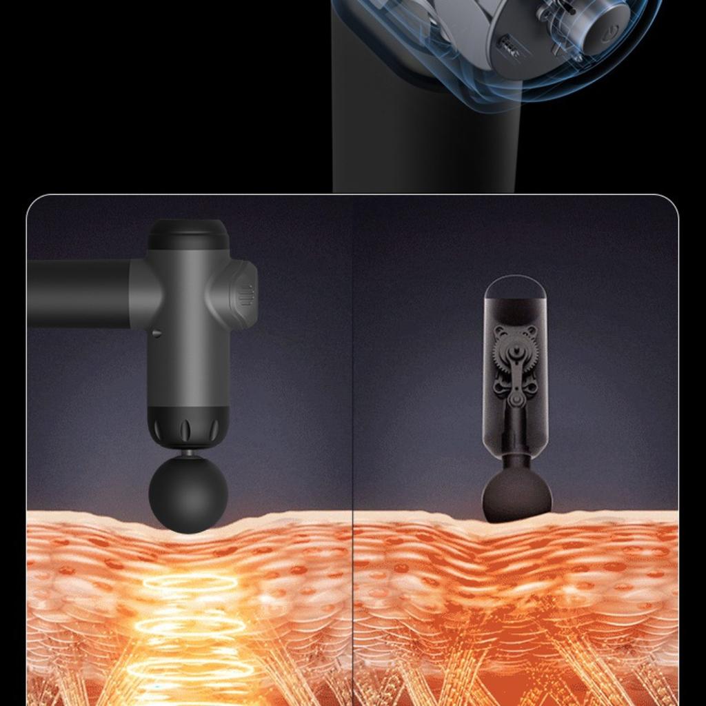 New Fascia Gun Muscle Massager Exercise Relaxation Electric Impact Fitness Equipment Fascia Gun Charging Model